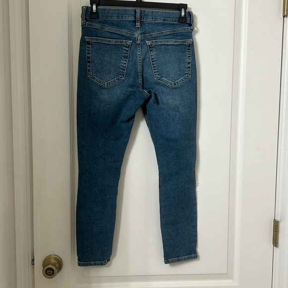 Top Shop Distressed Skinny Jean Sz W28 Petite - Picture 13 of 15
